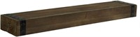 Braden 36" Wooden Wall Shelf - Brown