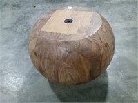 Teak Root Round Side Table, 16"x14"