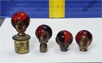 Vintage Ref Glass Lamp Finials