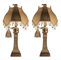 Estate 2 Unusual Elephant Lamps
With Nightlights