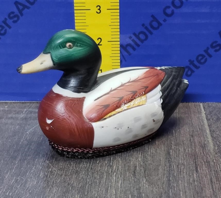 Porcelain Duck Figurine