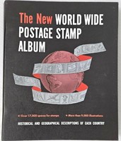 World Wide Stamp Album w 2 Stock Books
