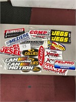 Large Lot of Assorted Car Decals/Stickers