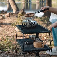 CAMPINGMOON Steel Foldable Campfire Grill