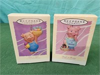 Keepsake ornament  piggy easter ornaments