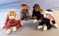 TY beanie babies-monkeys