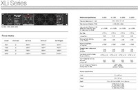 Crown XLi2500 Two-channel, 750W at 4? Power Amplir