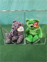 TY BEANIE BABIES,  USA BEAR, SOCCER BEAR in