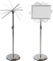 T-SIGN Adjustable Pedestal Poster Stand Aluminum