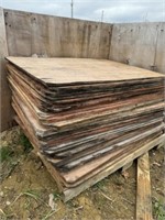 Approximately 45 Sheets 33 x 42 x 3/8 Plywood