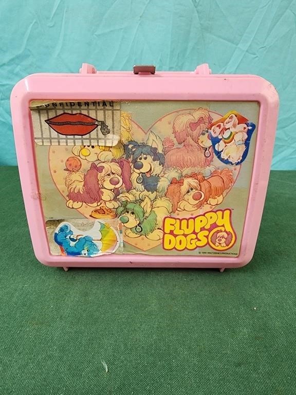 Vintage Fluppy Dogs Aladdin 1986  Lunch Box,