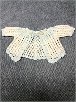 Vintage Handmade crochet infant sweater
