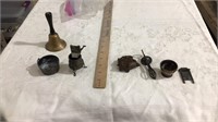 Small metal decorations, bell