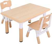 B6519  UNICOO Kids Study Table Set (Maple)