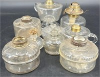 9 Antique Oil Lamp Bases Uv Reactive