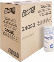 Genuine Joe 24080 Paper Towels Roll, 2-Ply, 80 She