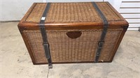 Wicker Blanket Chest