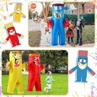 NIB MiniInflat 3 Pcs Inflatable Tube Man Costume W