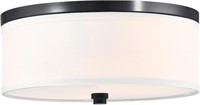 NIB LED 3 Light 13" Ceiling Light semi Flush Mount