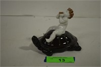 Rosenthal  Porcelain Figure Sitting on Turtle