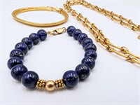 Nice Jewelry * Lapis Lazuli Bracelet & Necklace