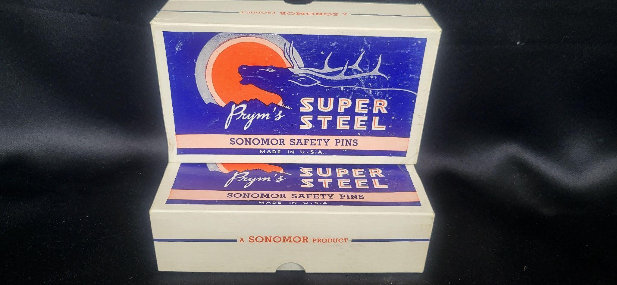 Vtg Prym's Sonomor Steel Safety Piins Resale $20