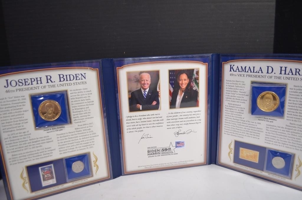 The Biden- Harris Inaugural Tribute,Coins & Stamps