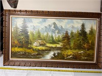 Vintage scenic painting