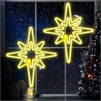 NIB Retisee 2 Pcs Bethlehem Star Christmas Lights