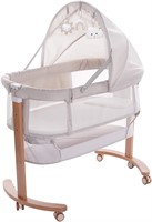 $180  Baby Bedside Sleeper with Adjustable Canopy