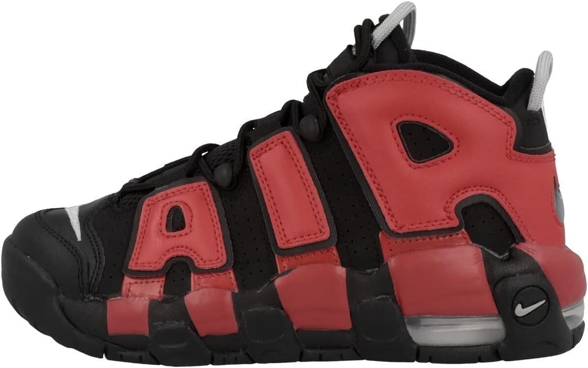 Nike Boy's Air More Uptempo 3.5 Big Kid Black/Red