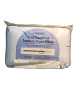 Cool touch gel memory foam pillow