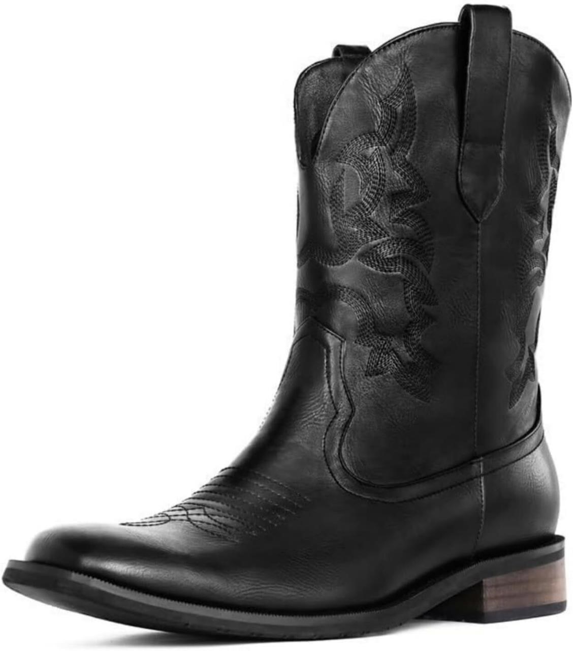 Men's Cowboy Boots  Western  11.5 Black