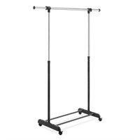 Chrome Clothes Rack 47.625 in. W x 64.5 in. H