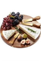 Godinger Cheese Board and Knife Set, Charcuterie