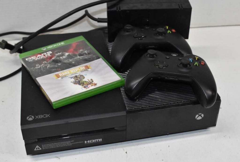 Xbox One with Controllers & Game. 1 Terabyte