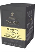 NEW Taylors of Harrogate Green Tea with Lemon, 20
