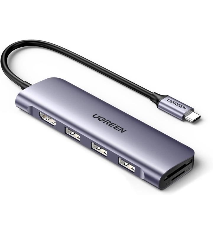 UGREEN Revodok 106 USB C Hub 6 in 1 USB C Dongle