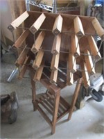 Wooden Wine Rack and Table/Local Pick Up