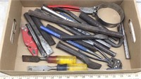 CHANNELOCKS, METAL SNIPS & CHISELS