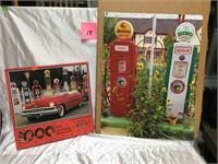 Two Gas Pump Theme Puzzles