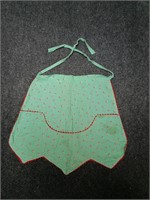 Vintage handmade 3-pocket apron