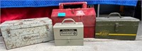 K - LOT OF 4 TOOL BOXES (G1 93)