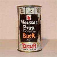 Meister Brau Draft Bock Flat Top Beer Can