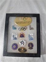 1980 Olympic Winter Games Lake Placid Pins