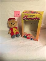 Original 1983 Alvin "The Chipmunks" Plush Toy with