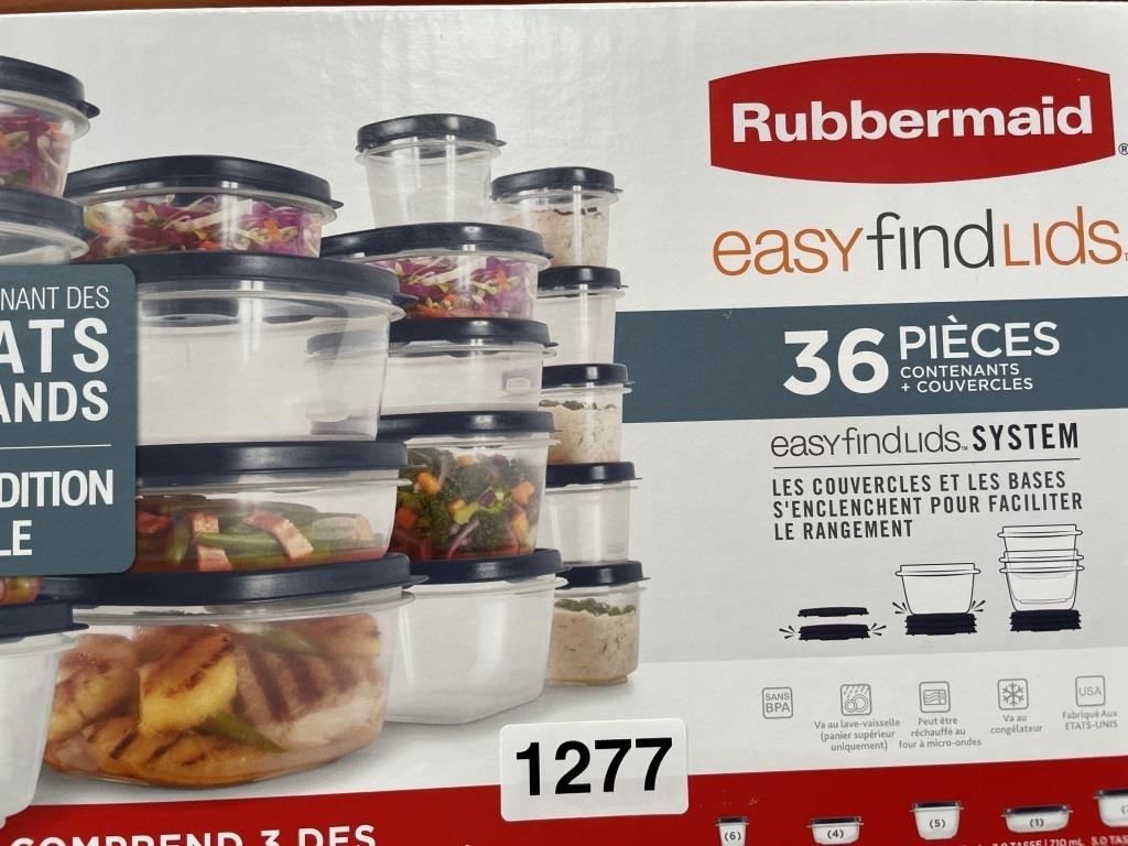 RUBBERMAID FOOD CONTAINERS