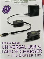 UNIVERSAL USB C LAPTOP CHARGER WITH ADAPTERS