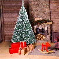 TN5029  Ktaxon 7 ft Flocked Christmas Tree