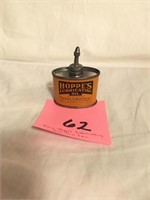 Early Hoppe's Lubricating Oil Oval Tin Can